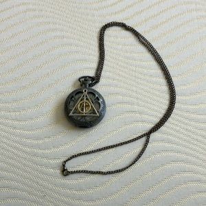 Harry Potter Deathly Hallows functional pocket watch.